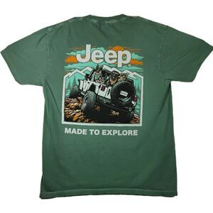 Vintage JEEP Wild Dogz Comfort Colors T-Shirt Men's Size Large